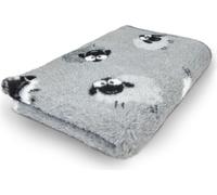 Vet Bed lit pour chien mouton gris 75 x 50 cm