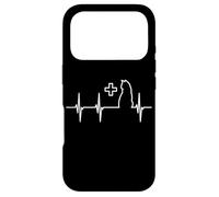 Vet Cat Pulse Line Veterinary Doctor Veterinarian Coque pour iPhone 17 Pro