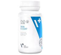 Vet Expert Préparation de soutien pour chiens et chats avec des maladies dermatologiques, qui se débarrassent des cheveux secs, ternes et tombants, 1 paquet (1 x 30 g)