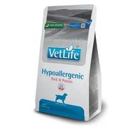 FARMINA VetLife Hypoallergenic Adult Pork - porc & pomme de terre nourriture diététique pour chiens destiné à réduire les intolérances alimentaires - 2 kg