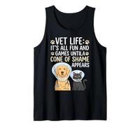 Vet Life Cone of Shame apparaît Débardeur