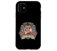 Vet Med Healing Paws Clinical Animal Healthcare Vétérinaire Coque pour iPhone 11