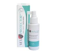 VET PROTECTOR Spray Dentaire Professionnel pour Chiens et Chats - Élimine Le Tartre et Nettoie Les Dents - Contre la Mauvaise Haleine - Soin Dentaire Efficace - Spray Antitartre pour Chiens - 100 ML
