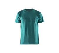 Vet Sécurité T-Shirt Imprimé 3D Bleu Paon - Blaklader