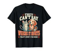 Vet Tech : Ils ne Peuvent Pas dire en Quoi Cela Fait Mal aux Soins des Animaux T-Shirt Graphique avec Valeur