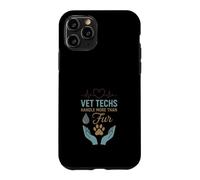 Vet Tech Life Animal Care, infirmière pour Animaux de Compagnie, Fourrure Coque pour iPhone 11 Pro