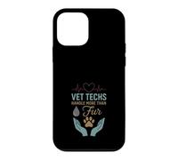 Vet Tech Life Animal Care, infirmière pour Animaux de Compagnie, Fourrure Coque pour iPhone 12 Mini