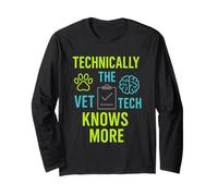 Vet Tech Life Animal Care, infirmière pour animaux de compagnie, fourrure Manche Longue