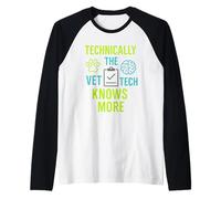 Vet Tech Life Animal Care, infirmière pour animaux de compagnie, fourrure Manche Raglan