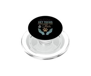 Vet Tech Life Animal Care, infirmière pour Animaux de Compagnie, Fourrure PopSockets PopGrip pour MagSafe