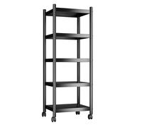 VETALLO Étagère d'angle réglable à 5 niveaux pour la maison, la cuisine, le garage, le garde-manger, la buanderie, la salle de bain, la cave, les estantes para cocina (40 x 30 x 137,9 cm (L x l x H)