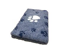 Vetbed Lit sec - Bleu avec de grandes pattes - 75 x 100 cm