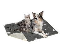 Vetbed NSGBPWS2620 Antidérapant Gris avec Pattes Noires et Étoiles Blanches