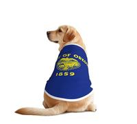 Vêtement amusant pour chien avec imprimé drapeau de l'État de l'Oregon - Lavable en machine - Pour chiens de taille moyenne et grande