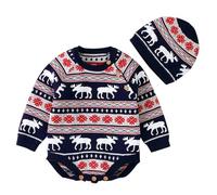 Vetement Bebe Fille 0-3 Mois - Body Bébé Garçon, Barboteuse Douce pour Les Fêtes De Fin D'Année, Tenue Mignonne Et Confortable, Idéale pour Les Nouveau-Nés Et Les Tout-Petits.