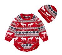 Vetement Bebe Fille 0-3 Mois - Body Bébé Garçon, Barboteuse Douce pour Les Fêtes De Fin D'Année, Tenue Mignonne Et Confortable, Idéale pour Les Nouveau-Nés Et Les Tout-Petits.