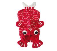 Vetement Chien Un Poisson Rouge décoratif Vous portera Chance, Vous accompagnera au Quotidien et reflétera Votre personnalité Unique (D, 50x48cm)