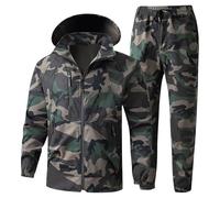 Vetement de Chasse Homme Bache Chantier Sniper Coupe-Pluie Softshell Veste Tactique Cape Cagoule Peche Grimage Militaire Doudoune Accessoires Pantalon Tactique Homme XXL