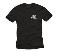 Vetement de Marque la Pression sur la Poitrine et Le Dos - Tee Shirt Moto Homme V2 Chris Davidsons Engine XXXXXL