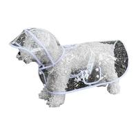 Vêtement de pluie transparent pour chiens et chats, poncho imperméable comme protection contre les intempéries pratique pour l'extérieur, idéal pour les petits et grands amis à quatre pattes, facile à