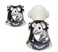 Vêtement d'été pour petit chien Motif souris dans le trou Taille S
