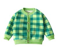 Vêtement d'extérieur pour bébé en bas âge à manches longues col rond couleur unie veste zippée capuche coupe-vent manches longues manteaux pour filles ou sac à dos pour enfants 12 L, vert, 6-7 ans