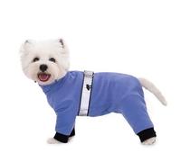 Vêtement d'hiver chaud pour chien, combinaison en polaire à couverture complète, poitrine réglable, bande réfléchissante pour chien, vêtements à quatre pattes pour chiens de petite et moyenne taille,
