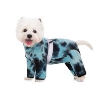 Vêtement d'hiver chaud pour chien, combinaison pyjama en polaire à couverture complète, poitrine réglable, bande réfléchissante pour chien, vêtements à quatre pattes pour chiens de petite et moyenne