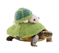 Vêtement en tricot de tortue, matériau d'hiver doux | Pull chaud de 9 pouces de long et une once | Ce vêtement amusant au crochet pour animaux de compagnie crée un style adorable pour N