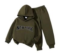 Vetement Enfant Fille Sweat à Capuche pour Filles Haut Ample Printemps/Automne avec imprimé Lettre Vêtements d'extérieur Tendance pour Jeunes Filles Vêtements Enfants (2 Years)