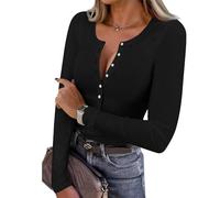 Vetement Femme Chic Cache Tshirt Manche Longue Jacquard Sherpa Cachemire Automne Christmas Couple Chic Brillant Noël Stitch Chauffant Pull Long Femme Hiver Chaud Noir L