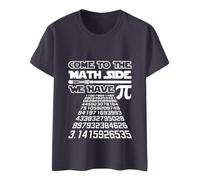 Vetement Femme Chic Mec,C'est Le Jour de Pi et Un Design élégant avec Un t-Shirt imprimé.(Dark Gray,XXL)