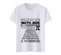 Vetement Femme Chic Mec,C'est Le Jour de Pi et Un Design élégant avec Un t-Shirt imprimé.(White,L)