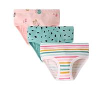 Vetement Fille 12 Ans - sous-Vêtements pour Enfants Et Filles Slips Imprimés Mignons Shorts Pantalons sous-Vêtements 3 Pièces (1) (18-24 Months)