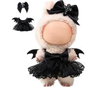 Vêtement Halloween pour Poupée for Labbuu - Ensemble Robe Chauve-Souris Mignonne 17cm, Idéal Déguisement et Décoration Créative (Style)