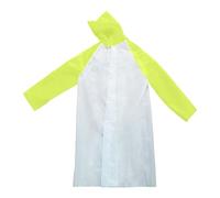 Vêtement imperméable pour filles | Ensemble de pluie pour enfants avec capuche | Idéal pour l'été et les jours pluvieux | Hauts tendance et confortables | optimale contre l'humidité (Yellow, ONESIZE)