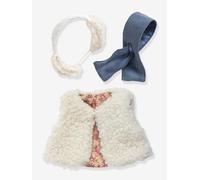 Vêtement Moumoute gilet+ oreille sherpa blanc TU