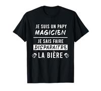 Vêtement Papy Magicien Apéro Drôle et Bière T-Shirt