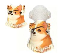 Vêtement pirate pour petit chien - Tenue d'été pour chiot - Doux et respirant