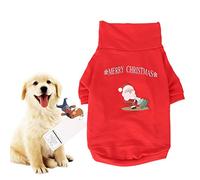 Vêtement pour Animaux en Polyester, Costume Doux avec Col Haut, Hoodie de Noël - Confortable et Résistant, Disponible en 5 Tailles pour Chien et Chat (XS)