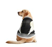 Vêtement pour chien avec manches et plumes d'ange - Lavable en machine - Pour chiens de taille moyenne et grande