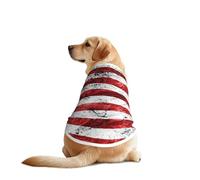 Vêtement pour chien avec motif drapeau américain de l'indépendance du 4 juillet, vêtement amusant lavable en machine pour chiens de taille moyenne et grande