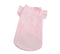 Vêtement pour chien avec nœud papillon - Pyjama d'intérieur pour petit modèle - Pull bichon - Vêtement respirant à deux pattes pour chien