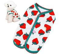 Vêtement pour chien mignon | Vêtements pour chihuahua | Robe sans manches extensible douce et rafraîchissante pour la plage, le camping, la randonnée, l'entraînement, les anniversaires, les voyages