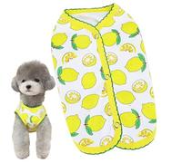 Vêtement pour chien sans manches doux pour chien - Chemise respirante à motif fraise, confortable à la mode à porter au quotidien pour chiens, chiots, chats, chatons