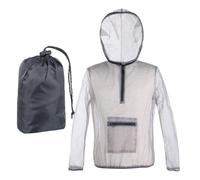 Vêtements à l'épreuve des mouchons - Vêtements à mouches extérieurs, voyages de safari | Veste en filet en mailles respirantes à capuche Protection de moucheron pour femmes hommes de randonnée extérie