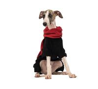 Vêtements à Quatre Pattes for Chien de Compagnie, Gilet Polaire Chaud Coupe-Vent for lévrier Whippet Fin(Red,XL)