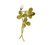 Vêtements Accessoires Broche Épingles Vintage Quatre feuilles Clover Exquise dorée Gilde for femmes filles épinglette
