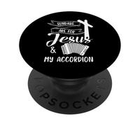 Vêtements accordéon - Superbe Design Jésus Lovers PopSockets PopGrip Adhésif