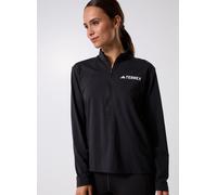 adidas Femme Terrex Multi Climacool Half Zip Long Sleeve, Black, S